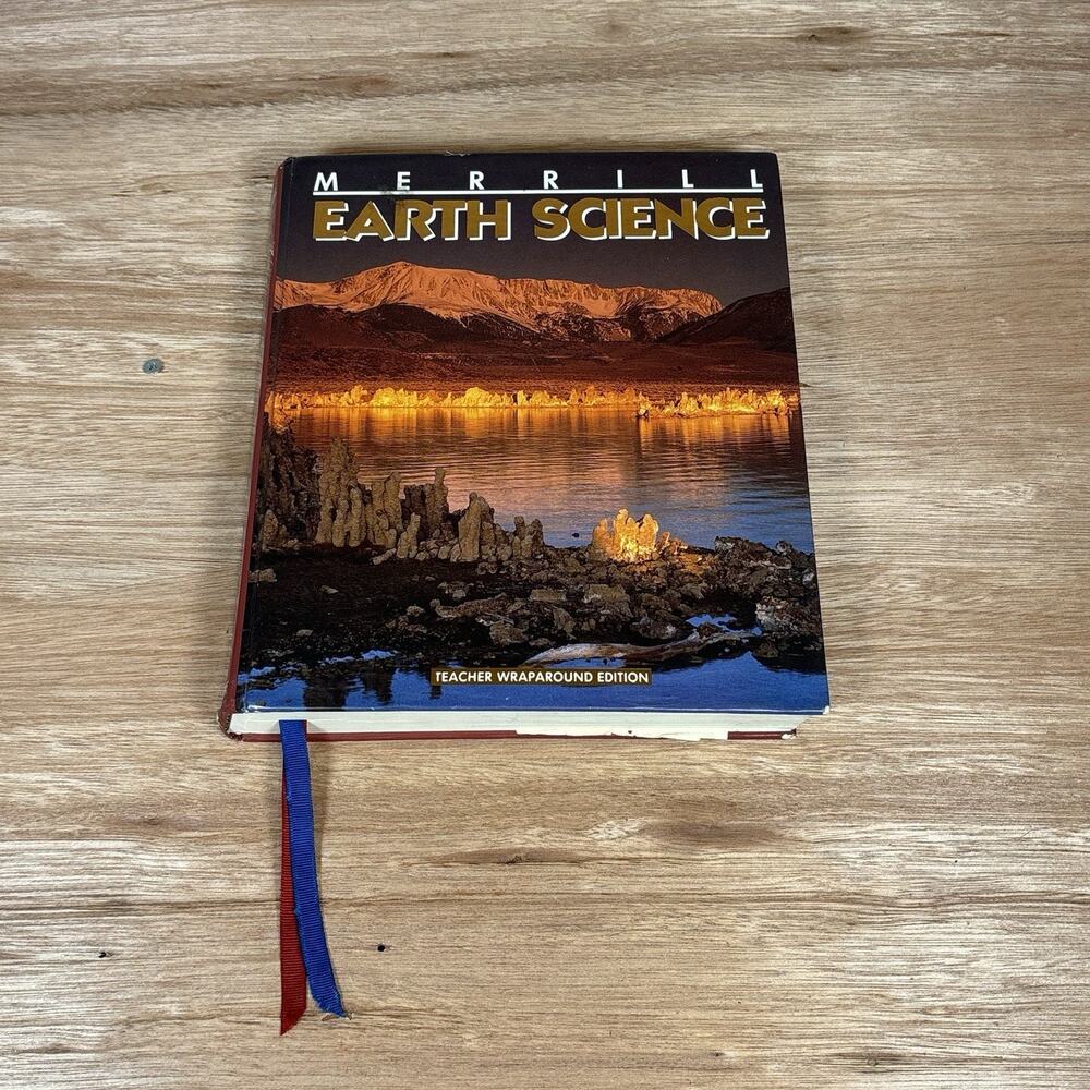 Merrill Earth Science Teacher Wraparound Edition textbook Hardcover -Home School